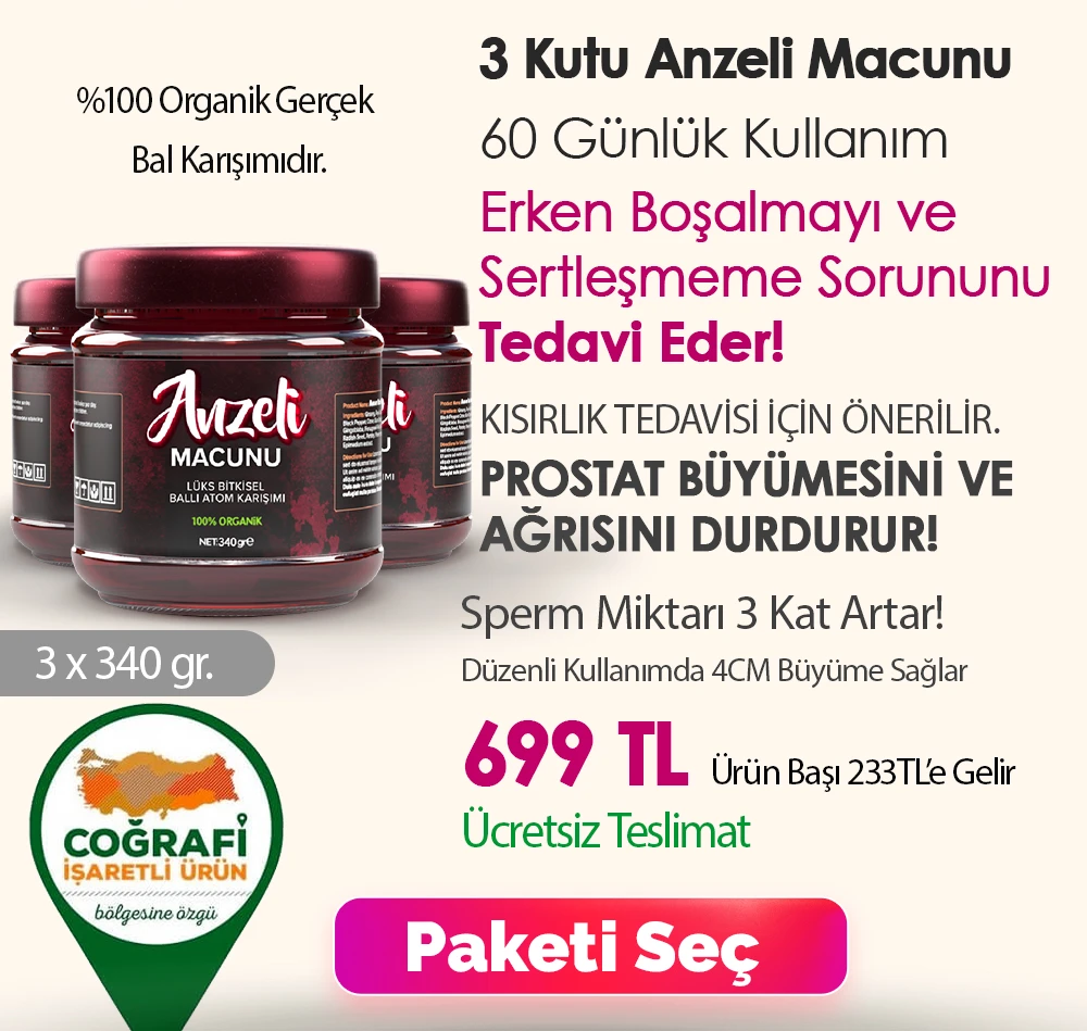 Anzeli Macunu 3 Adet